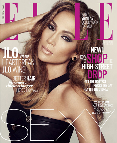 Jennifer Lopez Covers Elle UK October 2014 - fashionandstylepolice ...